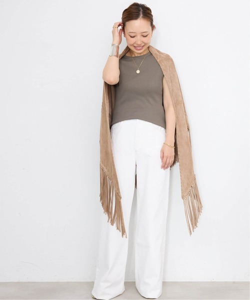 Deuxieme Classe(ドゥーズィエムクラス)の「*追加 dignity sleeveless(Tシャツ/カットソー・レディース・ホワイト/ブラック/ライトホワイト/カーキ/チョコ・FREE)」の17枚目の写真