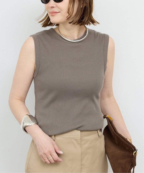 Deuxieme Classe(ドゥーズィエムクラス)の「*追加 dignity sleeveless(Tシャツ/カットソー・レディース・ホワイト/ブラック/ライトホワイト/カーキ/チョコ・FREE)」の19枚目の写真