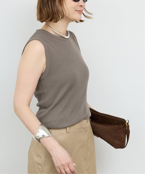 Deuxieme Classe(ドゥーズィエムクラス)の「*追加 dignity sleeveless(Tシャツ/カットソー・レディース・ホワイト/ブラック/ライトホワイト/カーキ/チョコ・FREE)」の20枚目の写真