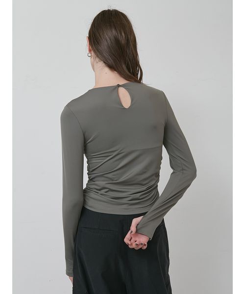 styling/（スタイリング）の「【S/S(エスバイエス)】カップ付きプルーオーバー＜ウォッシャブル・UV＞（その他トップス・レディース・ブラック/カーキ・F）」の5枚目の写真