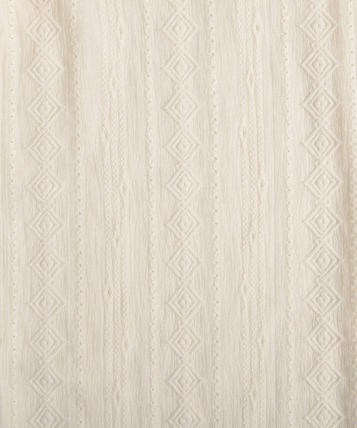 MUHET（ミュエータ）の「jacquard lace easy pants / カットジャガードイージーパンツ（その他パンツ・レディース・ブラック/オフホワイト・MEDIUM/LARGE/SMALL）」の22枚目の写真