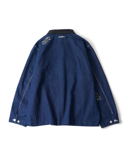 Subciety（サブサエティ）の「Patched coverall（カバーオール・メンズ・インディゴブルー/ブラック・SMALL/MEDIUM/LARGE/X-LARGE）」の11枚目の写真