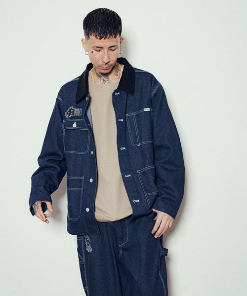 Patched coverall（カバーオール）｜Subciety（サブサエティ）の