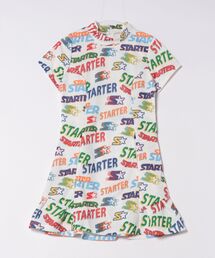 STARTER（スターター）の「★STARTER GOLF★スターターゴルフ ロゴパターン 総柄モックネック半袖ワンピースレディース SG-123011（ワンピース）」