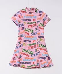STARTER（スターター）の「★STARTER GOLF★スターターゴルフ ロゴパターン 総柄モックネック半袖ワンピースレディース SG-123011（ワンピース）」