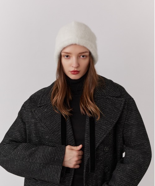 Chapeau d' O Lame Angora Hood / シャポードオー（ハット）｜Chapeau