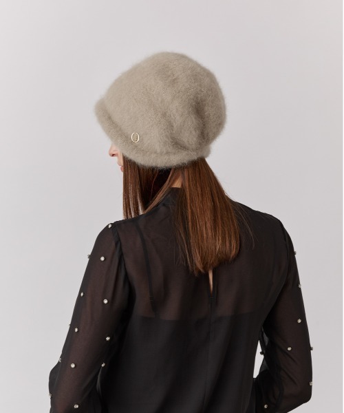 Chapeau d' O Lame Angora Hood / シャポードオー（ハット）｜Chapeau