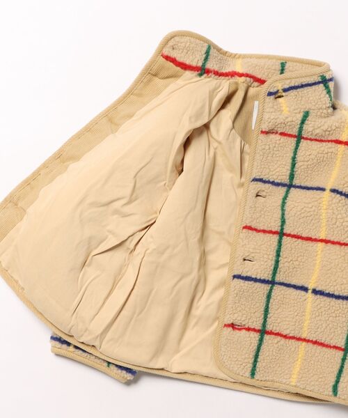 BOBO CHOSES(ボボショーズ)の「Color stripes sheepskin jacket(ブルゾン・キッズ・ベージュ・4-5YEAR/12-13y/6-7YEAR/2-3YEAR/10-11y/8-9y)」の10枚目の写真