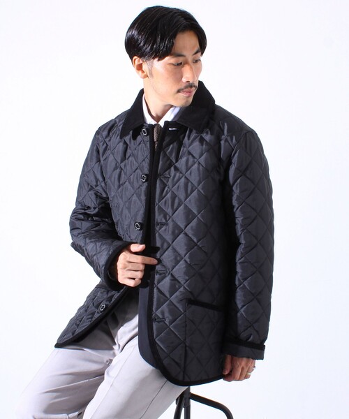 ジャーナルスタンダード別注！トラディショナルウェザーウェアキルティングコート 紺 ジャーナルスタンダード別注！トラディショナルウェザーウェア