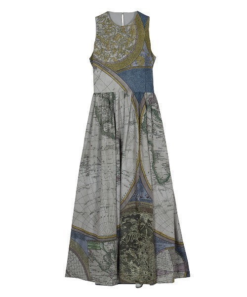 【新品】CARTOGRAPHIC PATTERN DRESS（1週間限定出品！） CARTOGRAPHIC PATTERN DRESS（ワンピース）｜Ameri（アメリ）の