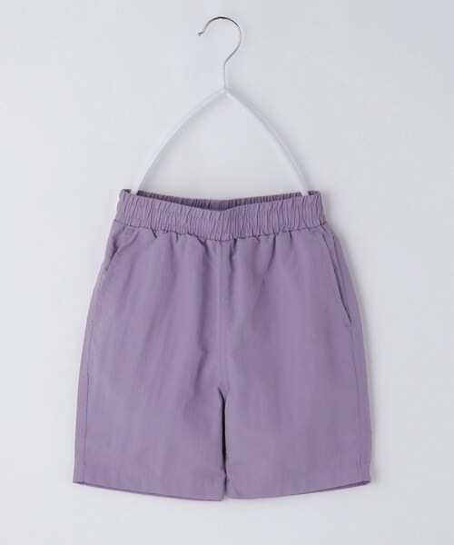 THE SHOP TK （ザ ショップ ティーケー ）の「【110－160】ナイロンワッシャーショーツ/接触冷感・洗濯機OK（その他パンツ・キッズ・ダークグリーン/ブルー/ブラック/サンドベージュ/ライトパープル・11/12/13/14/15 /16）」の5枚目の写真