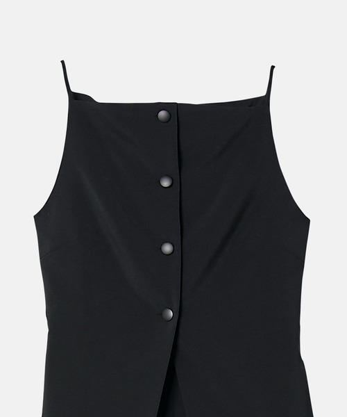 LE CIEL BLEU(ルシェルブルー)の「スーティングジャンプスーツ / Suiting Jumpsuit(サロペット/オーバーオール・レディース・ブラック・38/36)」の9枚目の写真