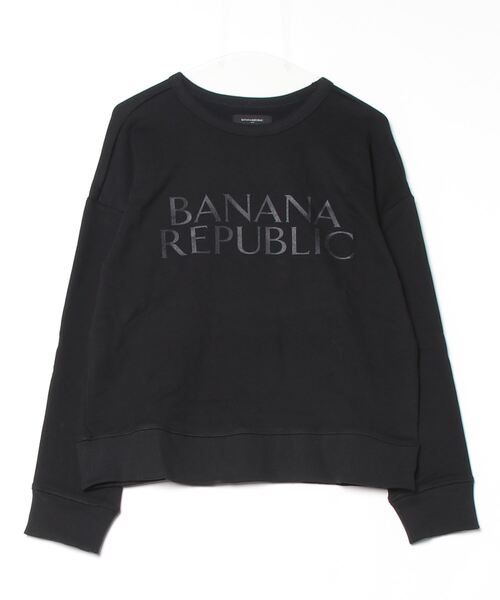 BANANA REPUBLIC FACTORY STORE(バナナリパブリック ファクトリーストア)の「BANANA REPUBLIC FACTORY STORE 日本限定 ロゴスウェットシャツ トレーナー(スウェット・レディース・ホワイト/ブラック・M/S/XS/L)」の8枚目の写真