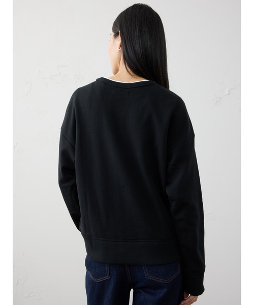 BANANA REPUBLIC FACTORY STORE(バナナリパブリック ファクトリーストア)の「BANANA REPUBLIC FACTORY STORE 日本限定 ロゴスウェットシャツ トレーナー(スウェット・レディース・ホワイト/ブラック・M/S/XS/L)」の6枚目の写真
