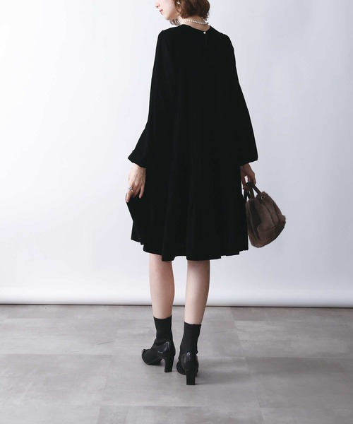 EVOL(イーボル)の「【6.5cmヒール】ニットベルトショートブーツ(ブーツ・レディース・ブラック・L/M/LL/S)」の7枚目の写真