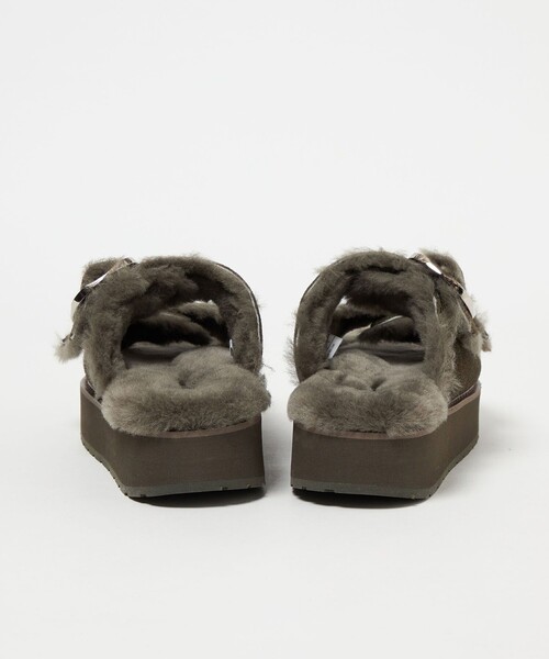 セール】【別注】＜EMU Australia＞ムートン バックル サンダル