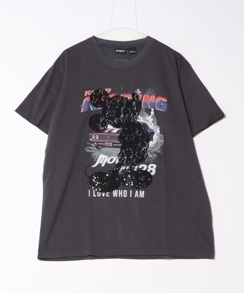 Desigual（デシグアル）の「ミッキーマウススパンコールTシャツ ブラック（Tシャツ/カットソー・レディース・ブラック・XS/S/M/L/XL）」の6枚目の写真