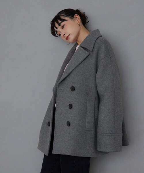 セール】＜EMMEL REFINES＞EM ピーコート（ピーコート）｜EMMEL