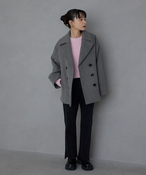 セール】＜EMMEL REFINES＞EM ピーコート（ピーコート）｜EMMEL