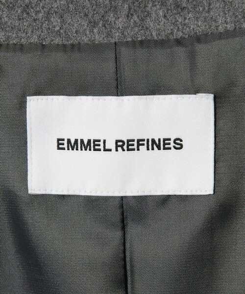 EMMEL REFINES（エメルリファインズ）の「＜EMMEL REFINES＞EM ピーコート（ピーコート・レディース・ネイビー/ダークグレー・FREE）」の13枚目の写真
