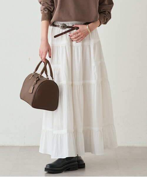 ラウンジドレス　ティアードスカート LOUNGEDRESS（ラウンジドレス）の「ティアードレーススカート