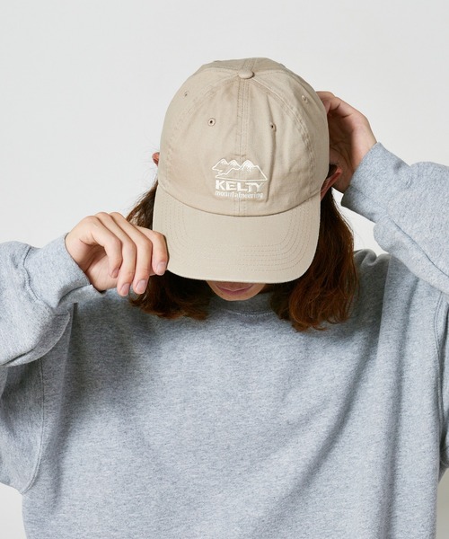 KELTY（ケルティ）の「KELTY/ケルティ エンブロイダリー ロゴ パネル キャップ（キャップ・メンズ・ベージュ/ネイビー/ブラック/オリーブ・FREE）」の19枚目の写真