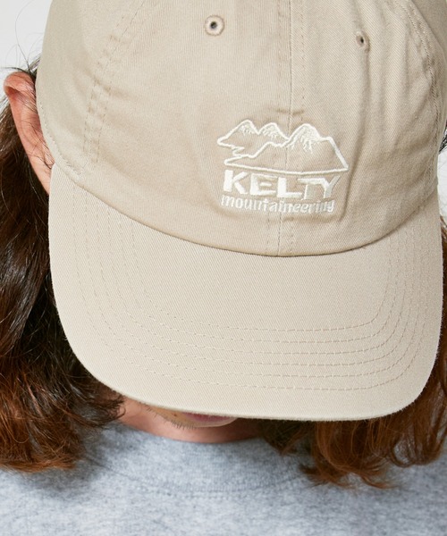 KELTY（ケルティ）の「KELTY/ケルティ エンブロイダリー ロゴ パネル キャップ（キャップ・メンズ・ベージュ/ネイビー/ブラック/オリーブ・FREE）」の15枚目の写真