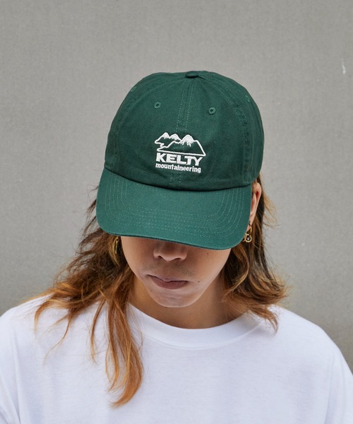 KELTY（ケルティ）の「KELTY/ケルティ エンブロイダリー ロゴ パネル キャップ（キャップ・メンズ・ベージュ/ネイビー/ブラック/オリーブ・FREE）」の20枚目の写真
