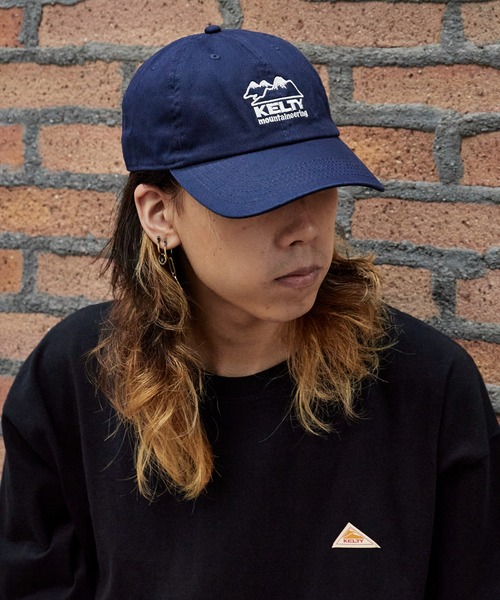 KELTY（ケルティ）の「KELTY/ケルティ エンブロイダリー ロゴ パネル キャップ（キャップ・メンズ・ベージュ/ネイビー/ブラック/オリーブ・FREE）」の13枚目の写真