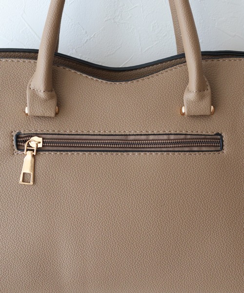 BLUEEAST（ブルーイースト）の「2wayリボンバッグ（ハンドバッグ・レディース・ブラック/ベージュ/ブラウン・FREE）」の22枚目の写真