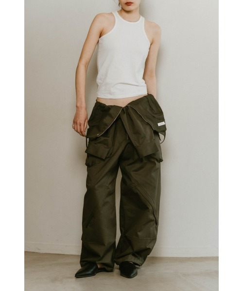 サロペット・オーバーオール・オールインワン knuth marf summer jumpsuit / beige サロペット・オーバーオール・オールインワン knuth marf summer