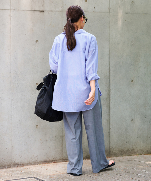 FRAMeWORK（フレームワーク）の「JULY NINE/ジュライ ナイン 別注PACIFIC TOTE（トートバッグ・レディース・ブラウン/ブラック・FREE）」の5枚目の写真