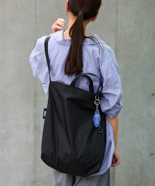 FRAMeWORK（フレームワーク）の「JULY NINE/ジュライ ナイン 別注PACIFIC TOTE（トートバッグ・レディース・ブラウン/ブラック・FREE）」の7枚目の写真