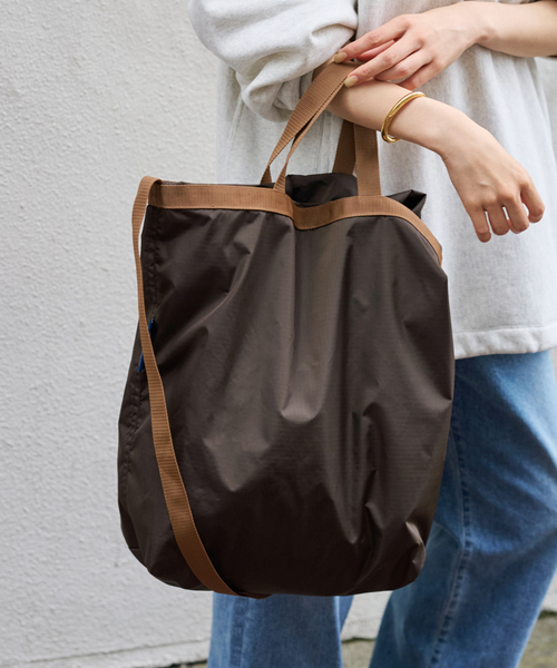 FRAMeWORK（フレームワーク）の「JULY NINE/ジュライ ナイン 別注PACIFIC TOTE（トートバッグ・レディース・ブラウン/ブラック・FREE）」の11枚目の写真