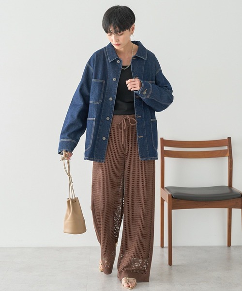 【新品】AMERICAN HOLIC デニムカバーオール デニムカバーオール（デニムジャケット）｜AMERICAN HOLIC