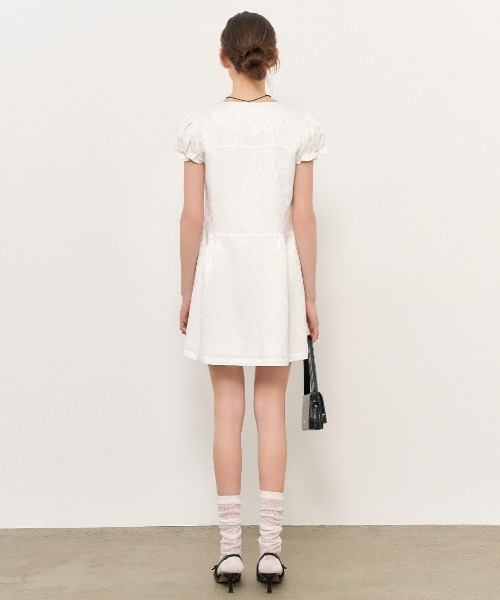 GENERAL IDEA(ジェネラルアイデア)の「GENERAL IDEA/ジェネラルアイディア silky jacquard mini one-piece ワンピース(ワンピース・レディース・ブラック・S/M/L)」の10枚目の写真