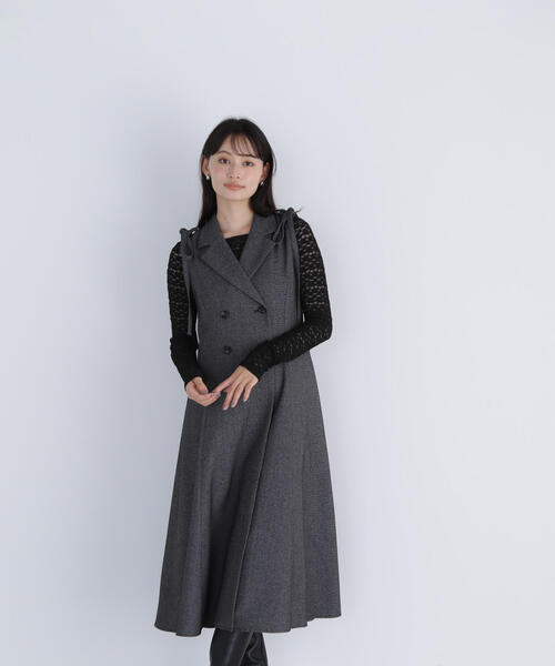 ◇2wayショルダーリボンジャンスカ（ジャンパースカート）｜NATURAL