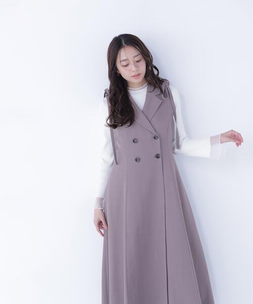 セール】◇2wayショルダーリボンジャンスカ（ジャンパースカート