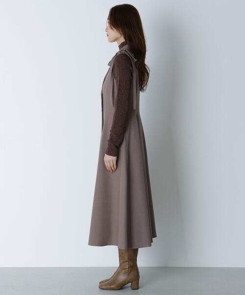 ◇2wayショルダーリボンジャンスカ（ジャンパースカート）｜NATURAL