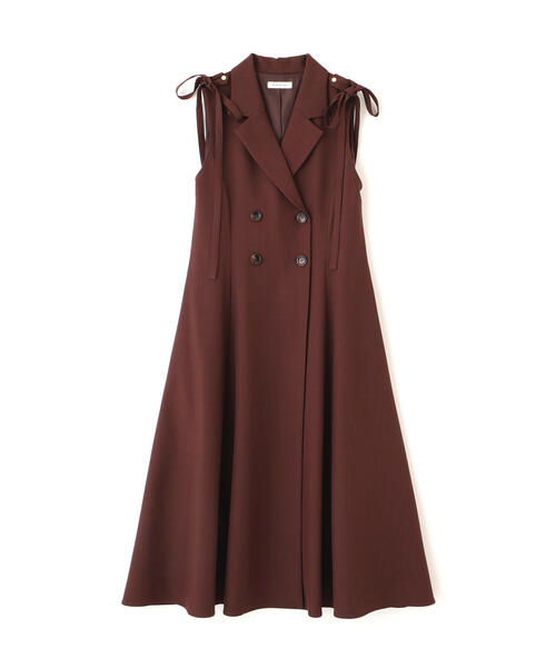 NATURAL BEAUTY BASIC(ナチュラルビューティーベーシック)の「◇2wayショルダーリボンジャンスカ(ジャンパースカート・レディース・ブラック系その他/ダークブラウン/ベージュ・SMALL/MEDIUM/P/S)」の15枚目の写真