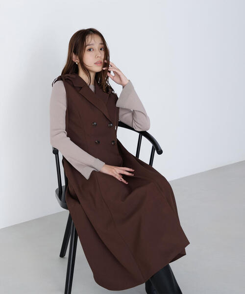 ◇2wayショルダーリボンジャンスカ（ジャンパースカート）｜NATURAL