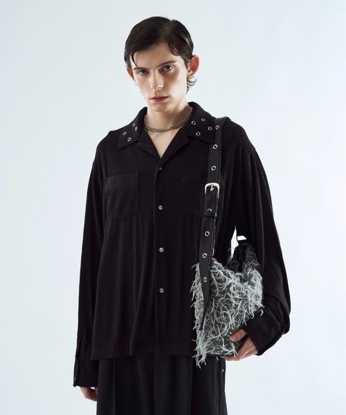 seyto（セイト）の「By-color fringe multi way bag / バイカラーフリンジマルチウェイバック（ショルダーバッグ・メンズ・ブラウン/グレー・FREE）」の16枚目の写真