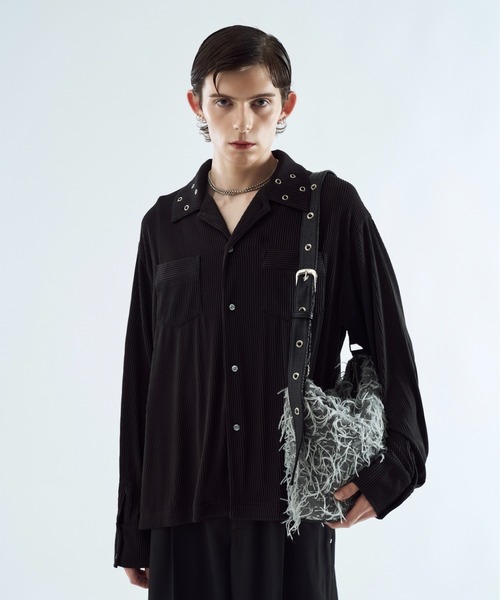 seyto（セイト）の「By-color fringe multi way bag / バイカラーフリンジマルチウェイバック（ショルダーバッグ・メンズ・ブラウン/グレー・FREE）」の21枚目の写真