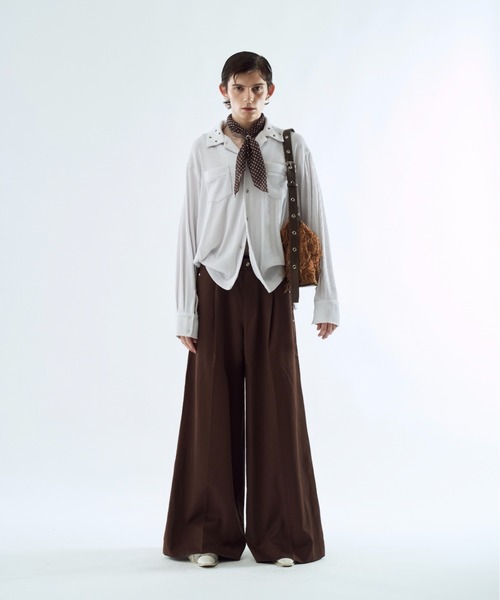 seyto（セイト）の「By-color fringe multi way bag / バイカラーフリンジマルチウェイバック（ショルダーバッグ・メンズ・ブラウン/グレー・FREE）」の4枚目の写真