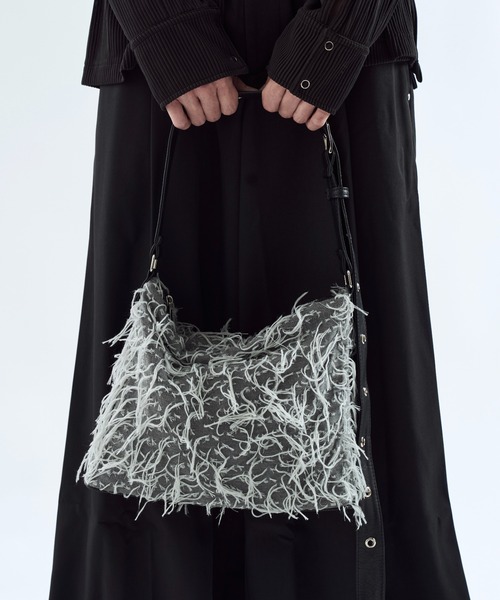 seyto（セイト）の「By-color fringe multi way bag / バイカラーフリンジマルチウェイバック（ショルダーバッグ・メンズ・ブラウン/グレー・FREE）」の3枚目の写真