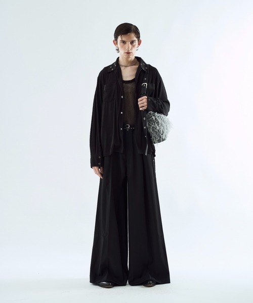 By-color fringe multi way bag / バイカラーフリンジマルチウェイ