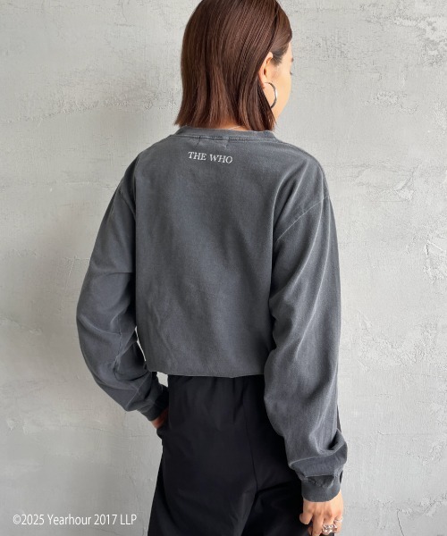 GOOD ROCK SPEED（グッドロックスピード）の「[GOOD ROCK SPEED/グッドロックスピード] 別注 THE WHO ロックプリントロンT（Tシャツ/カットソー・レディース・チャコールグレー・M/L/XL）」の18枚目の写真