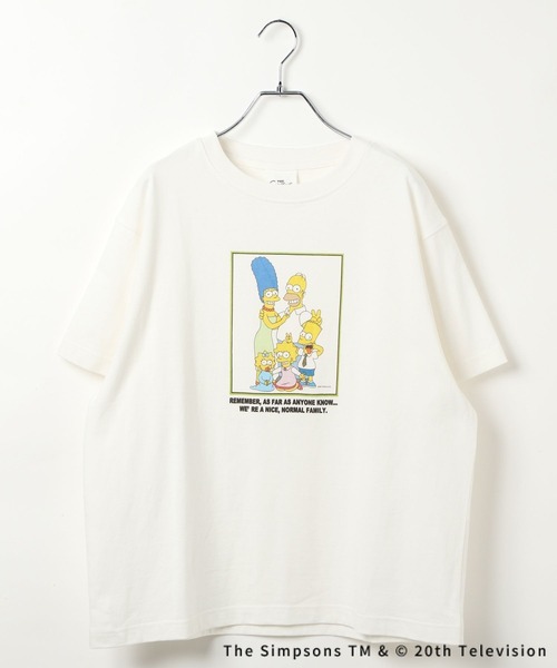 LEPSIM（レプシィム）の「【THE SIMPSONS／ザ・シンプソンズ】アソートプリントTSS　586556（Tシャツ/カットソー・レディース・チャコールグレー/ブルー/ピンク/オフホワイト・FREE）」の5枚目の写真