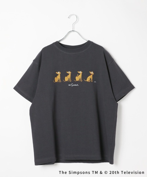 LEPSIM（レプシィム）の「【THE SIMPSONS／ザ・シンプソンズ】アソートプリントTSS　586556（Tシャツ/カットソー・レディース・チャコールグレー/ブルー/ピンク/オフホワイト・FREE）」の6枚目の写真