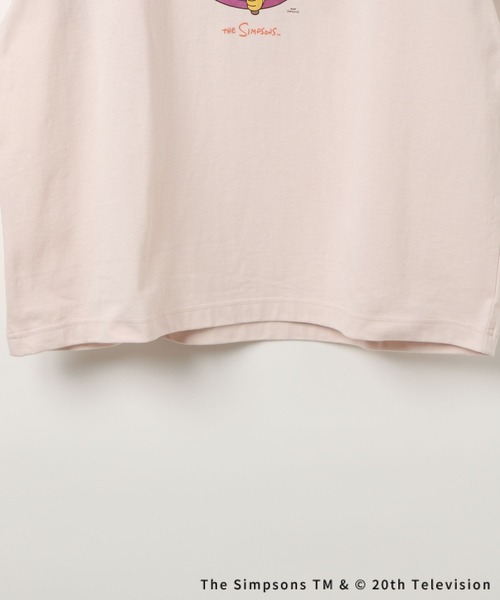 LEPSIM（レプシィム）の「【THE SIMPSONS／ザ・シンプソンズ】アソートプリントTSS　586556（Tシャツ/カットソー・レディース・チャコールグレー/ブルー/ピンク/オフホワイト・FREE）」の12枚目の写真